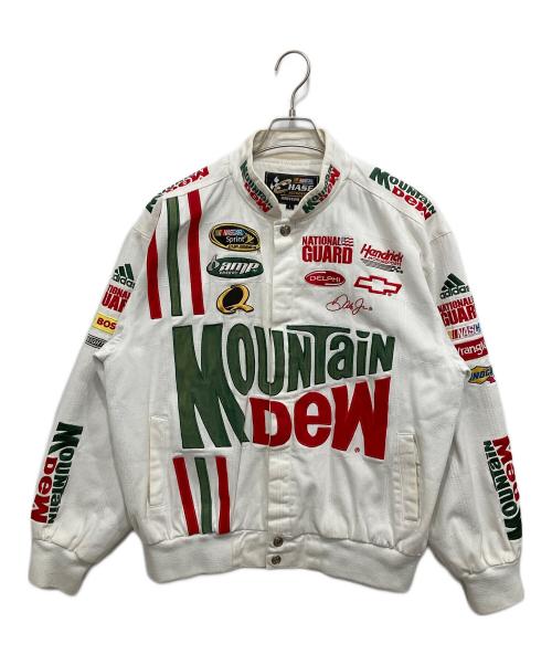 CHASE authentics（チェイスオーセンティック）CHASE authentics (チェイスオーセンティック) レーシングジャケット ホワイト サイズ:Lの古着・服飾アイテム