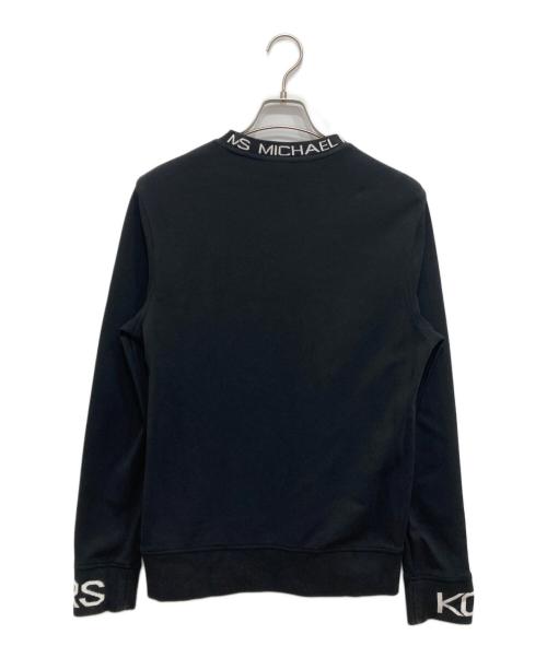 MICHAEL KORS（マイケル・コース）MICHAEL KORS (マイケル・コース) モックネックスウェット ブラック サイズ:Mの古着・服飾アイテム