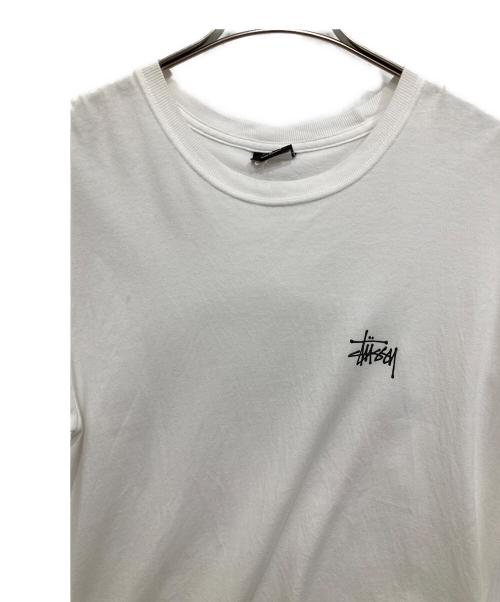 stussy（ステューシー）stussy (ステューシー) プリントTシャツ ホワイト サイズ:Mの古着・服飾アイテム