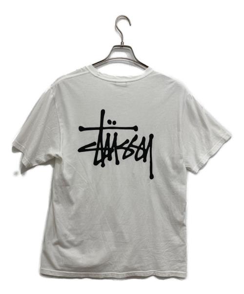 stussy（ステューシー）stussy (ステューシー) プリントTシャツ ホワイト サイズ:Mの古着・服飾アイテム