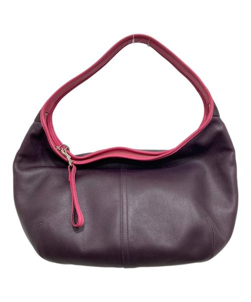 COACH（コーチ）COACH (コーチ) ワンショルダーバッグ パープルの古着・服飾アイテム