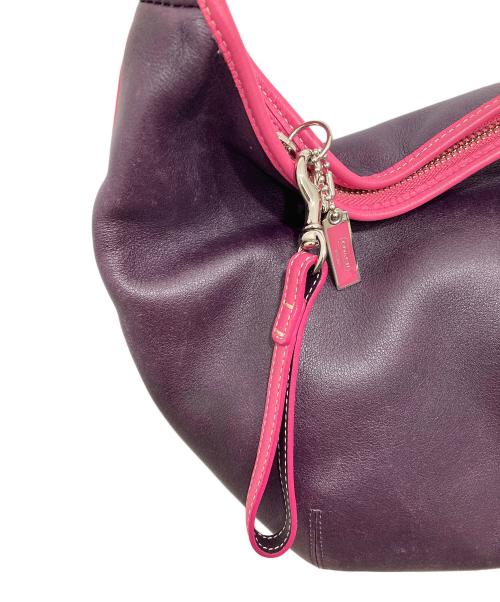 COACH（コーチ）COACH (コーチ) ワンショルダーバッグ パープルの古着・服飾アイテム