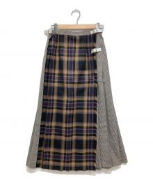 O'NEIL OF DUBLIN（オニールオブダブリン）の古着「チェックスカート」｜グレー