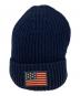 POLO RALPH LAUREN（ポロ・ラルフローレン）の古着「星条旗ニット帽」｜ネイビー