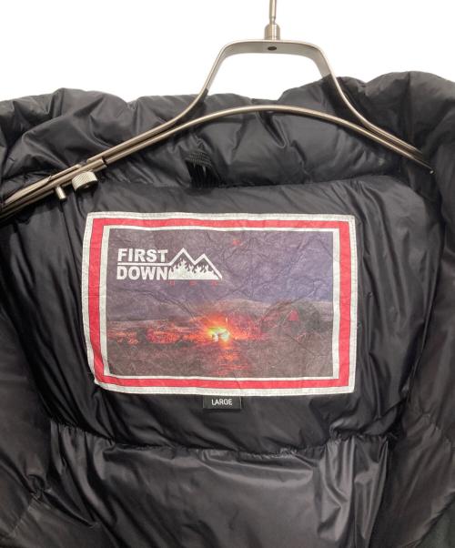 FIRST DOWN（ファーストダウン）FIRST DOWN (ファーストダウン) FREAK'S STORE (フリークスストア) ORANGE FIRE PROOF ブラック サイズ:Lの古着・服飾アイテム