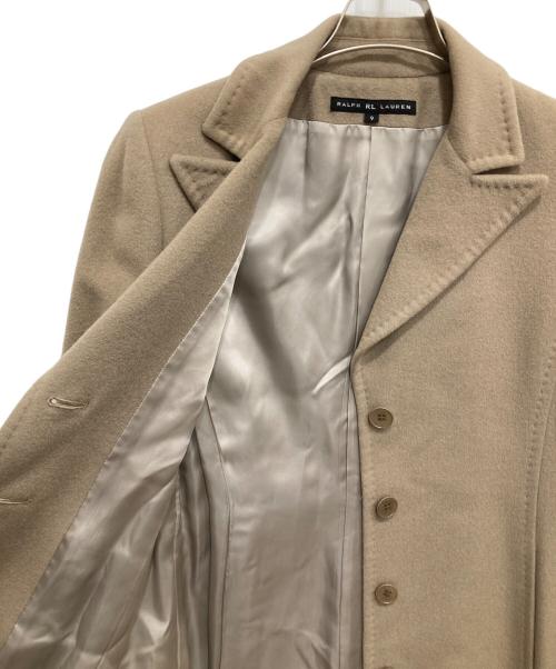 RALPH LAUREN（ラルフローレン）RALPH LAUREN (ラルフローレン) カシミヤウールコート ベージュ サイズ:9の古着・服飾アイテム