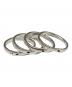 SERGE THORAVAL (セルジュトラヴァル) 接吻 4連リング シルバー サイズ:17号：5000円