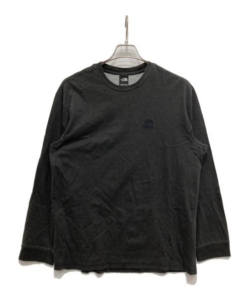 THE NORTH FACE（ザ ノース フェイス）THE NORTH FACE (ザ ノース フェイス) SUPREME (シュプリーム) ロングスリーブカットソー ブラック サイズ:Mの古着・服飾アイテム