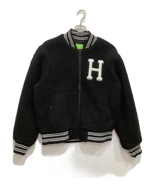 HUF（ハフ）HUF (ハフ) SHERPA VARSITY JACKET ブラック サイズ:Sの古着・服飾アイテム