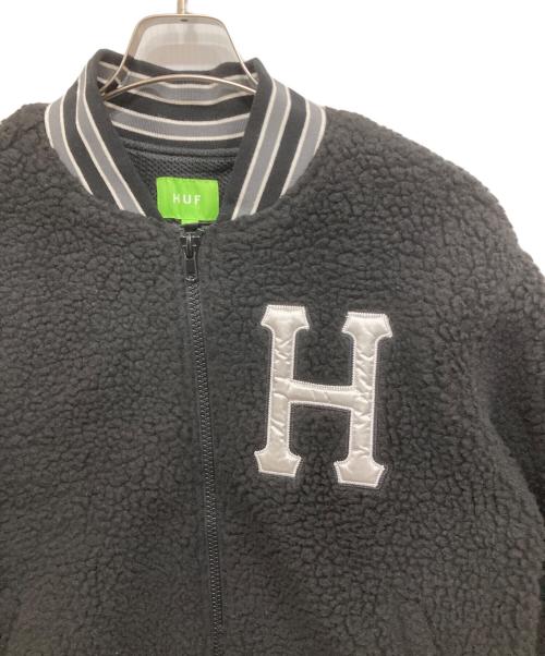 HUF（ハフ）HUF (ハフ) SHERPA VARSITY JACKET ブラック サイズ:Sの古着・服飾アイテム