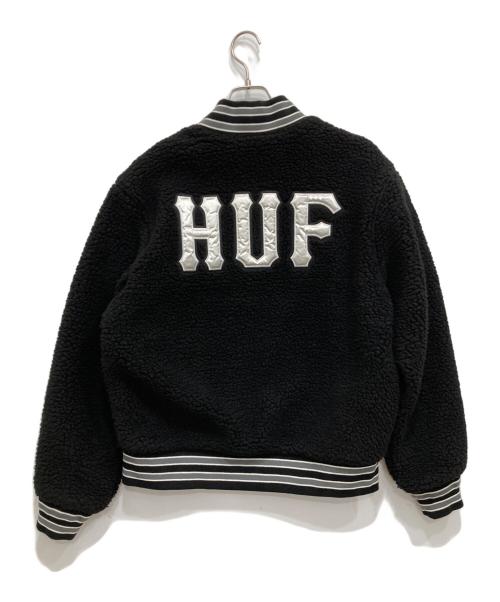 HUF（ハフ）HUF (ハフ) SHERPA VARSITY JACKET ブラック サイズ:Sの古着・服飾アイテム