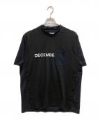 decembermayディセンバーメイ）の古着「モックネックカットソー」｜ブラック
