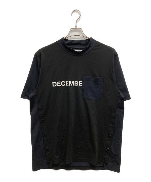decembermay（ディセンバーメイ）decembermay (ディセンバーメイ) モックネックカットソー ブラック サイズ:SIZE3の古着・服飾アイテム