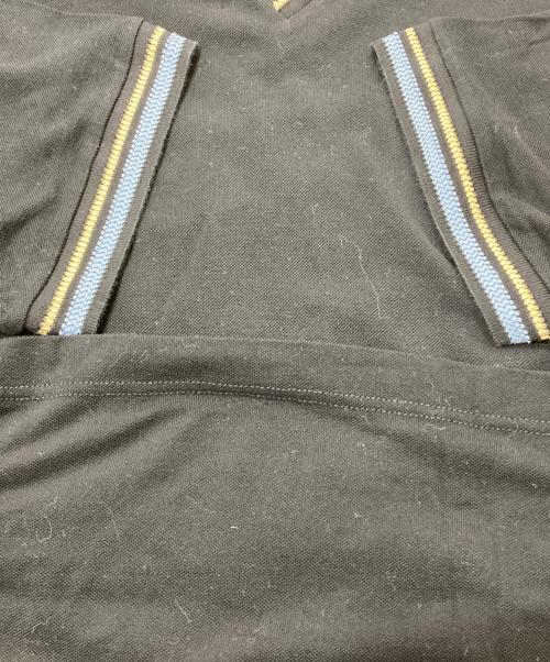 DOLCE & GABBANA（ドルチェ＆ガッバーナ）DOLCE & GABBANA (ドルチェ＆ガッバーナ) 刺繍ポロシャツ ブラック サイズ:SIZE50の古着・服飾アイテム