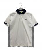TFW49ティーエフダブリューフォーティーナイン）の古着「LINE SLEEVE POLO/ポロシャツ」｜ホワイト