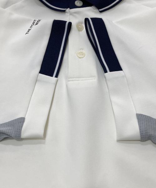 TFW49（ティーエフダブリューフォーティーナイン）TFW49 (ティーエフダブリューフォーティーナイン) LINE SLEEVE POLO/ポロシャツ ホワイト サイズ:XL 未使用品の古着・服飾アイテム