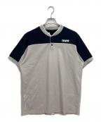 TFW49ティーエフダブリューフォーティーナイン）の古着「SIDE MESH COLLARLESS POLO/ポロシャツ」｜グレー