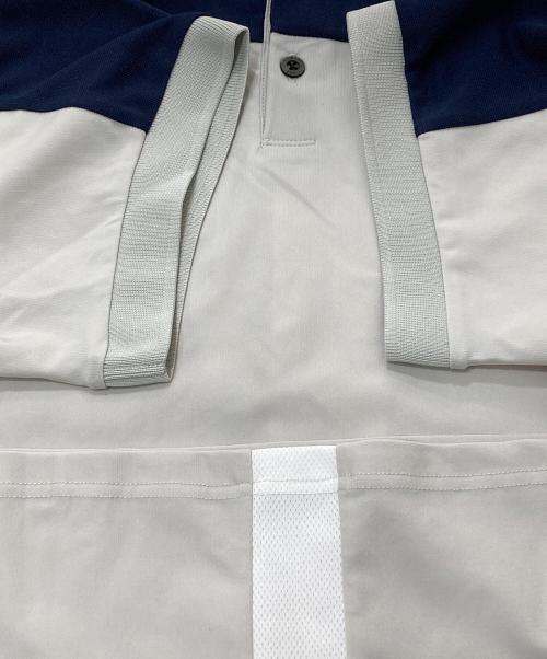 TFW49（ティーエフダブリューフォーティーナイン）TFW49 (ティーエフダブリューフォーティーナイン) SIDE MESH COLLARLESS POLO/ポロシャツ グレー サイズ:XXLの古着・服飾アイテム