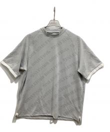 BRIEFING（ブリーフィング）の古着「BIAS LOGO MOCK NECK RELAXED FIT」｜グレー