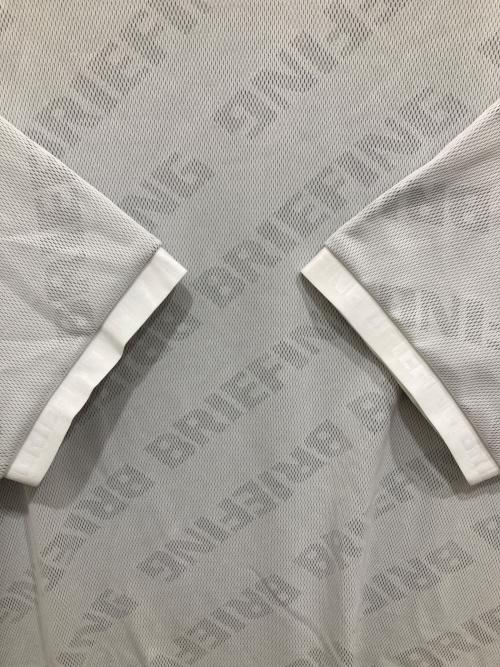 BRIEFING（ブリーフィング）BRIEFING (ブリーフィング) BIAS LOGO MOCK NECK RELAXED FIT グレー サイズ:XLの古着・服飾アイテム