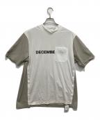 decembermayディセンバーメイ）の古着「モックネックカットソー」｜ホワイト