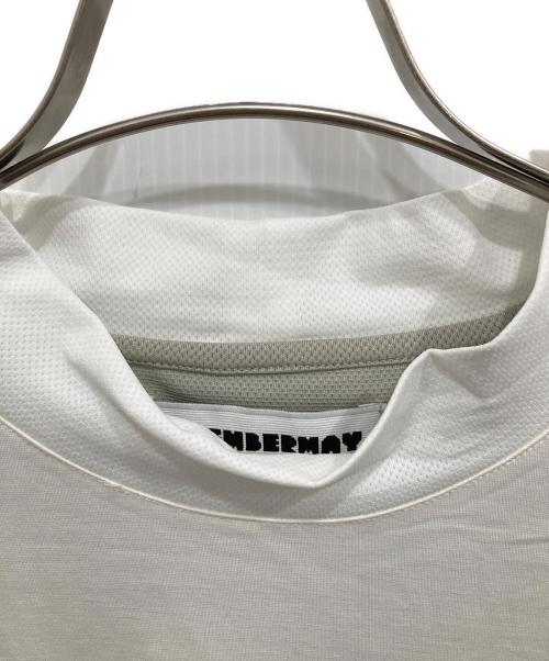 decembermay（ディセンバーメイ）decembermay (ディセンバーメイ) モックネックカットソー ホワイト サイズ:FREEの古着・服飾アイテム