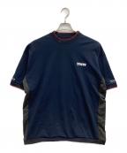TFW49ティーエフダブリューフォーティーナイン）の古着「RELAX HALF MOCKNECK」｜ネイビー