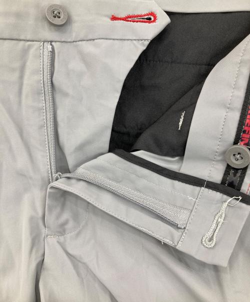 BRIEFING（ブリーフィング）BRIEFING (ブリーフィング) SIDE STRIPE ONE TACK JOGGER PANTS グレー サイズ:Lの古着・服飾アイテム