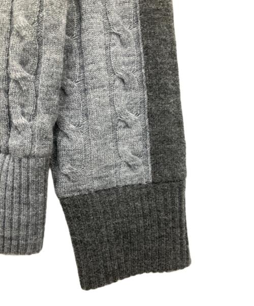BEAMS GOLF（ビームスゴルフ）BEAMS GOLF (ビームスゴルフ) モックネックニット グレー サイズ:XLの古着・服飾アイテム