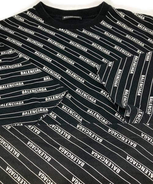 BALENCIAGA（バレンシアガ）BALENCIAGA (バレンシアガ) ALL OVER LOGO T-SHIRT ブラック サイズ:Lの古着・服飾アイテム
