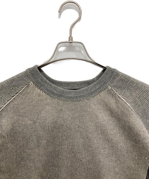 JUUN.J（ジュン・ジー）JUUN.J (ジュン・ジー) 切替ニット グレー サイズ:Lの古着・服飾アイテム