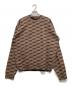 BALENCIAGA（バレンシアガ）の古着「BBロゴ総柄ニット」｜ブラウン