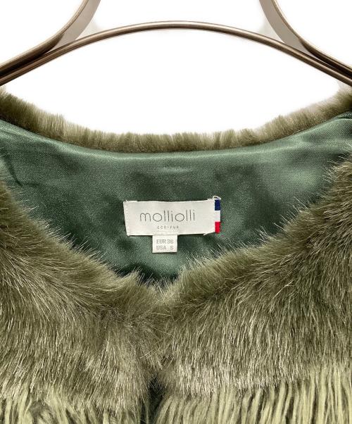 molliolli（モリオリ）molliolli (モリオリ) エコファージャケット カーキ サイズ:EUR36の古着・服飾アイテム