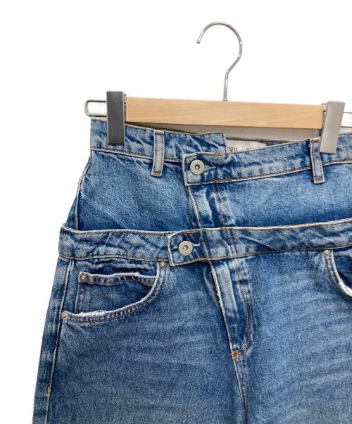 ZARA（ザラ）ZARA (ザラ) MAISON SPECIAL (メゾンスペシャル) ダブルウエストデニムパンツ インディゴ サイズ:EUR38の古着・服飾アイテム