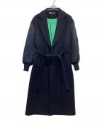 ZARAザラ）の古着「マッチングボンバーコート」｜ネイビー