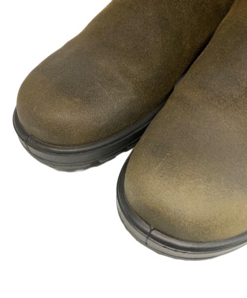 BLUND STONE（ブランドストーン）BLUND STONE (ブランドストーン) ELASTIC SIDED BOOT SUEDE オリーブ サイズ:8の古着・服飾アイテム