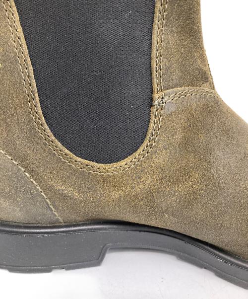 BLUND STONE（ブランドストーン）BLUND STONE (ブランドストーン) ELASTIC SIDED BOOT SUEDE オリーブ サイズ:8の古着・服飾アイテム