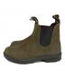 BLUND STONE (ブランドストーン) ELASTIC SIDED BOOT SUEDE オリーブ サイズ:8：14000円