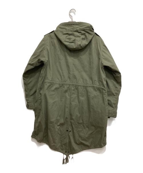 HOUSTON（ヒューストン）HOUSTON (ヒューストン) M-51ライナー付きモッズコート グリーン サイズ:XXXSの古着・服飾アイテム