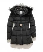 GYDAジェイダ）の古着「GYGYベルト付きロングダウンコート」｜ブラック