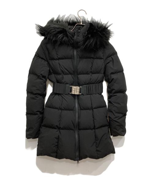 GYDA（ジェイダ）GYDA (ジェイダ) GYGYベルト付きロングダウンコート ブラック サイズ:Fの古着・服飾アイテム