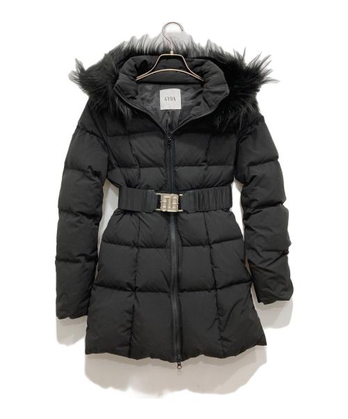 GYDA（ジェイダ）GYDA (ジェイダ) GYGYベルト付きロングダウンコート ブラック サイズ:Fの古着・服飾アイテム