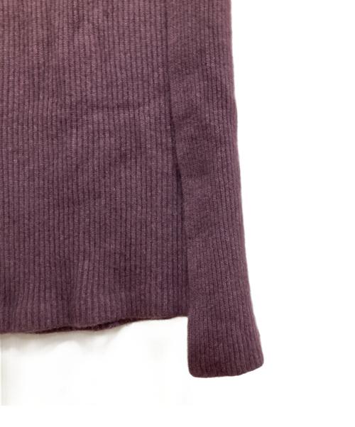 LEINWANDE（ラインヴァンド）LEINWANDE (ラインヴァンド) ニットロングスカートスカート パープル サイズ:Fの古着・服飾アイテム
