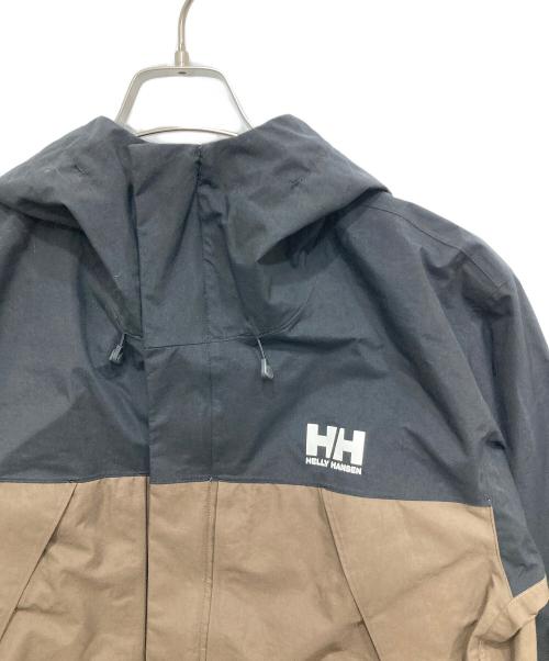 HELLY HANSEN（ヘリーハンセン）HELLY HANSEN (ヘリーハンセン) スカンザライトジャケット ブラウン×ブラック サイズ:Lの古着・服飾アイテム