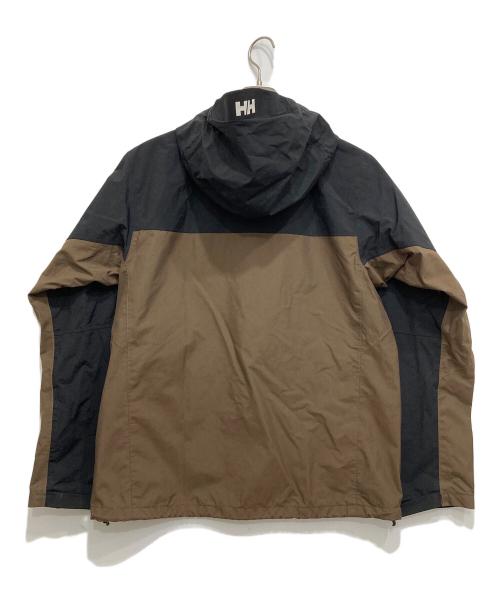 HELLY HANSEN（ヘリーハンセン）HELLY HANSEN (ヘリーハンセン) スカンザライトジャケット ブラウン×ブラック サイズ:Lの古着・服飾アイテム