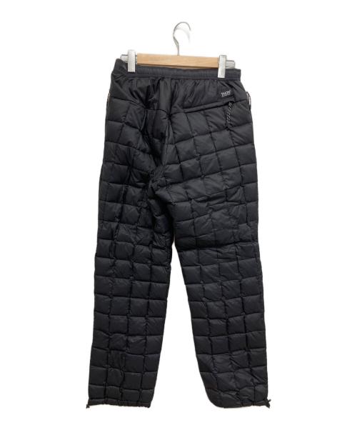 TAION（タイオン）TAION (タイオン) ベーシック ダウンパンツ ブラック サイズ:Mの古着・服飾アイテム