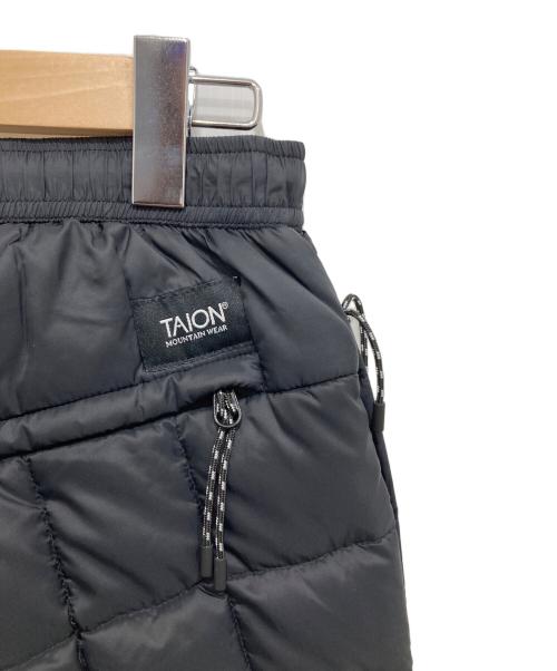 TAION（タイオン）TAION (タイオン) ベーシック ダウンパンツ ブラック サイズ:Mの古着・服飾アイテム