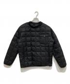 TAIONタイオン）の古着「ベーシック クルーネックポケット ダウンプルオーバー」｜ブラック