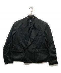 中古・古着通販】FAKTOR (ファクター) レザージャケット ブラック