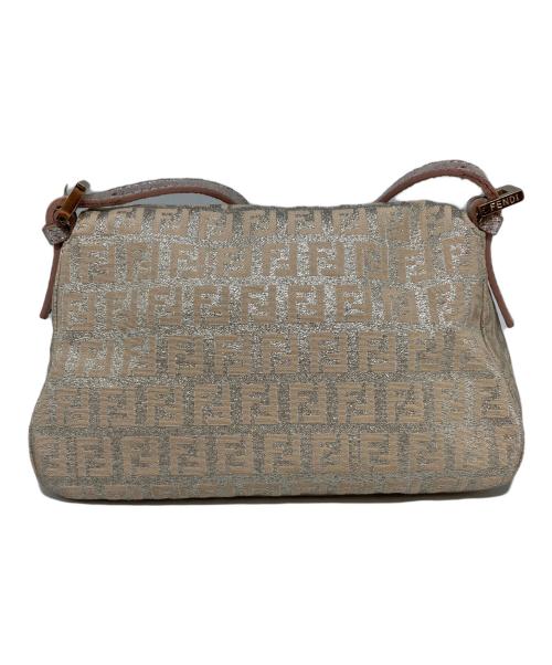 FENDI（フェンディ）FENDI (フェンディ) ズッキーノ柄ミニマンマバケット ベージュの古着・服飾アイテム